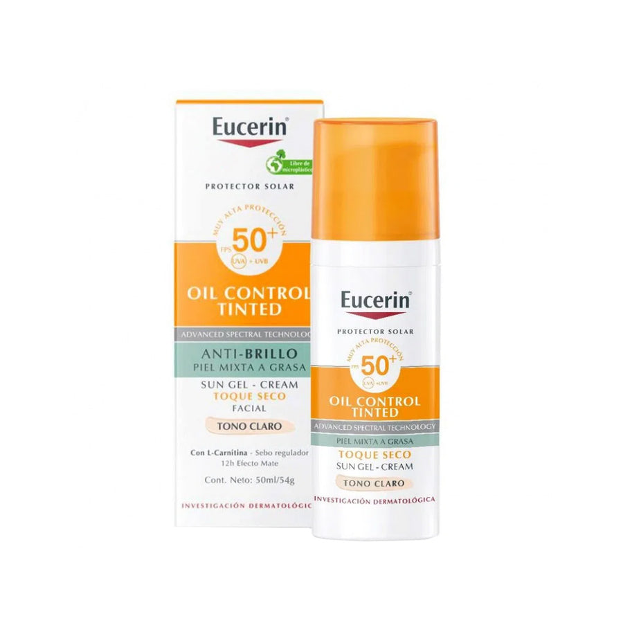 Eucerin Oil Control Tinted Anti Brillo FPS 50 50mL