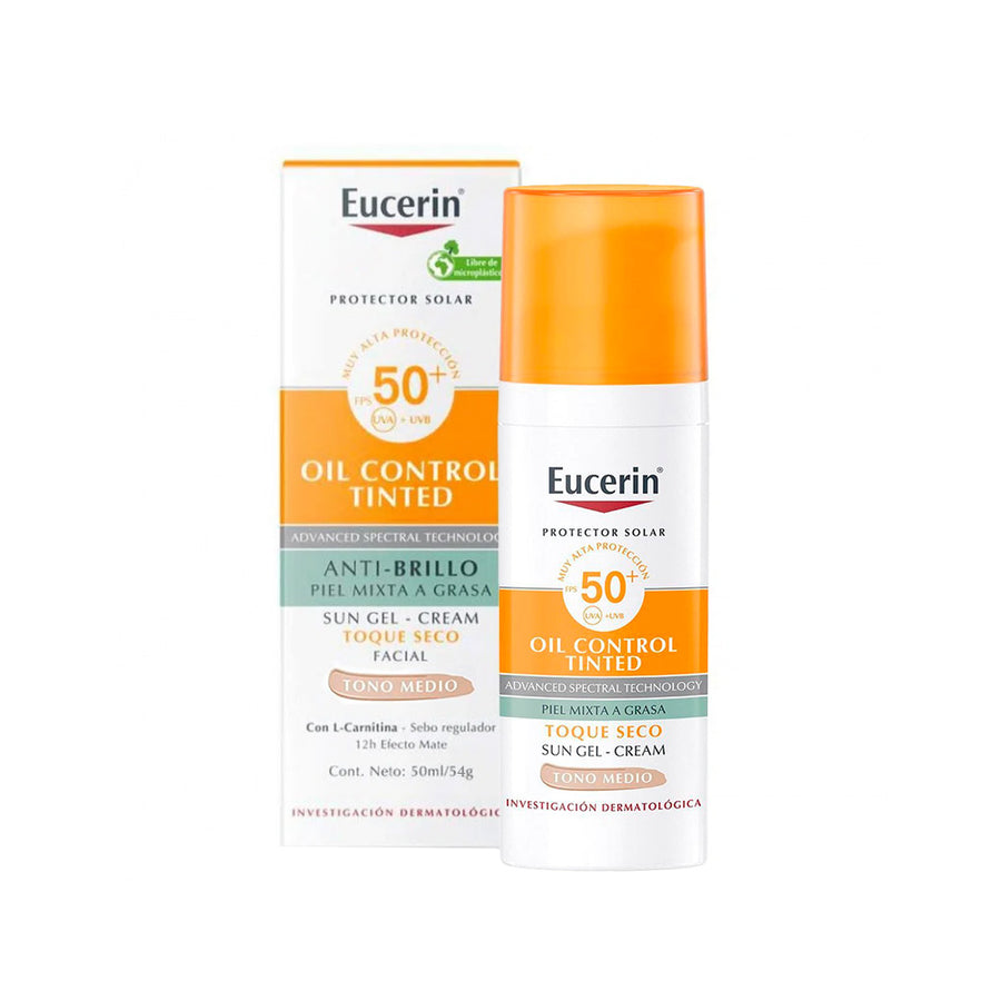 Eucerin Oil Control Tinted Anti Brillo FPS 50 50mL