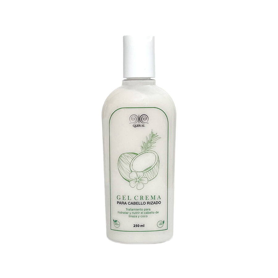 Quiral Gel Crema para cabello de linaza y coco