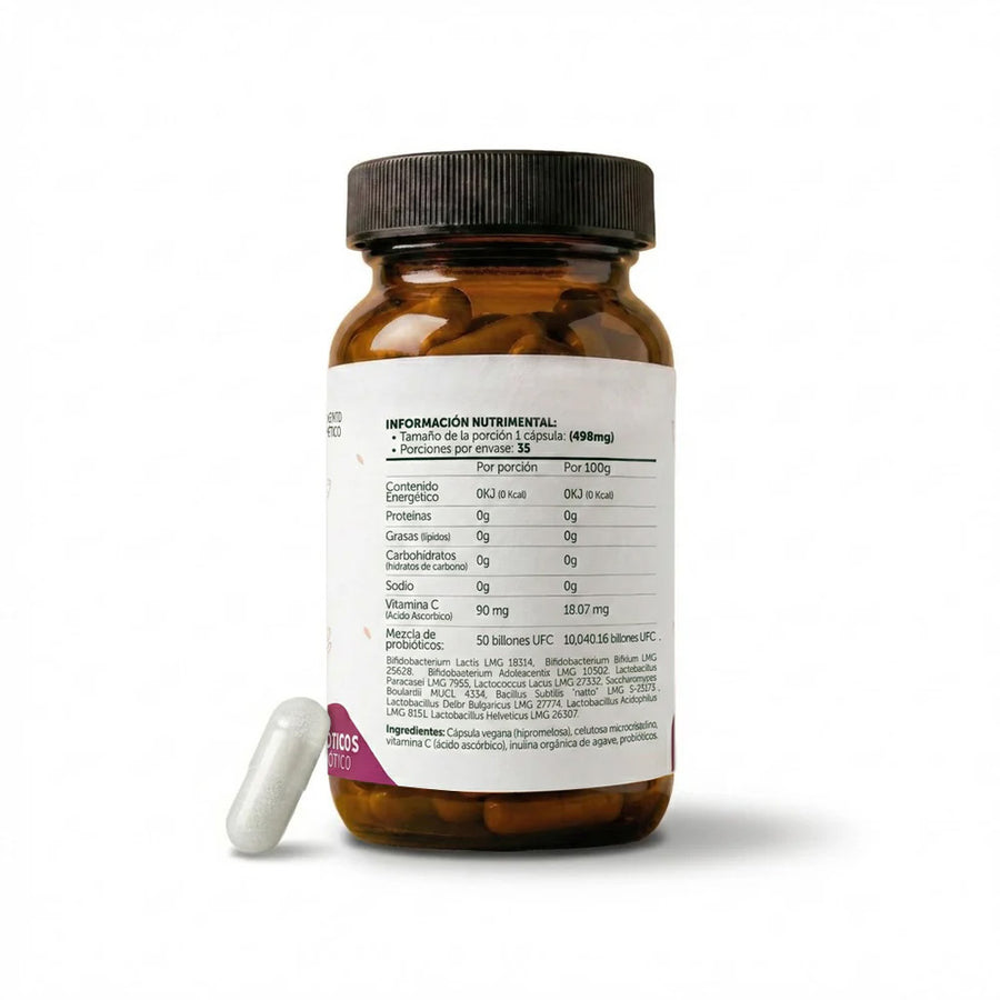 Bioflora 50 Billones Probióticos+Prebiótico 35 Caps