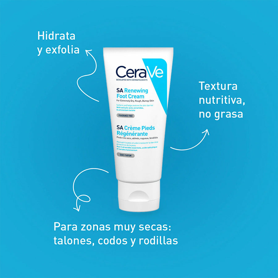 CeraVe SA Renewing Foot Cream 88mL