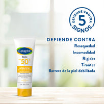 Cetaphil Sun Protector Solar FPS50+ en Gel Ligero Con Color 50Ml