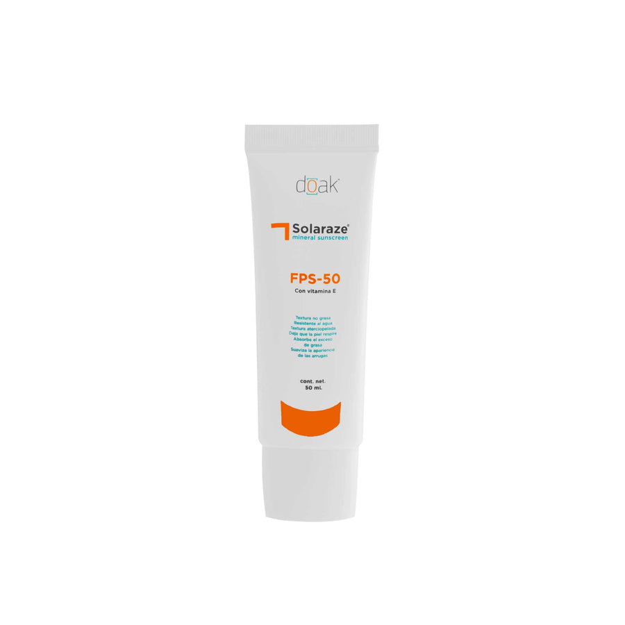 Doak Solaraze Mineral Sunscreen FPS 50 Vitamina E 50mL