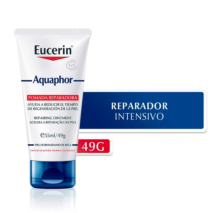 Eucerin Aquaphor Repair Creme – 99 G, Für Trockene, Rissige Haut, Reparierende Pflege