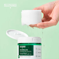 Glutanex AHA-BHA-LHA Exfoliating & Pore Cleansing Toner Pad 60 pads/150mL