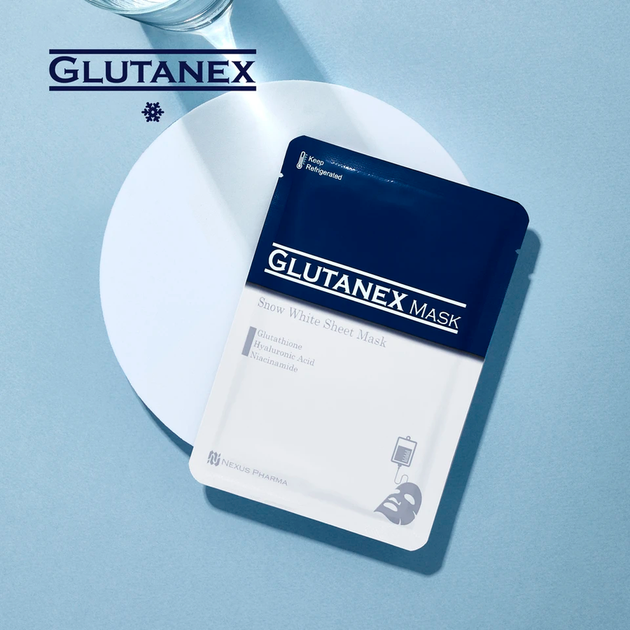 Glutanex Snow White Sheet Mask 1 pza