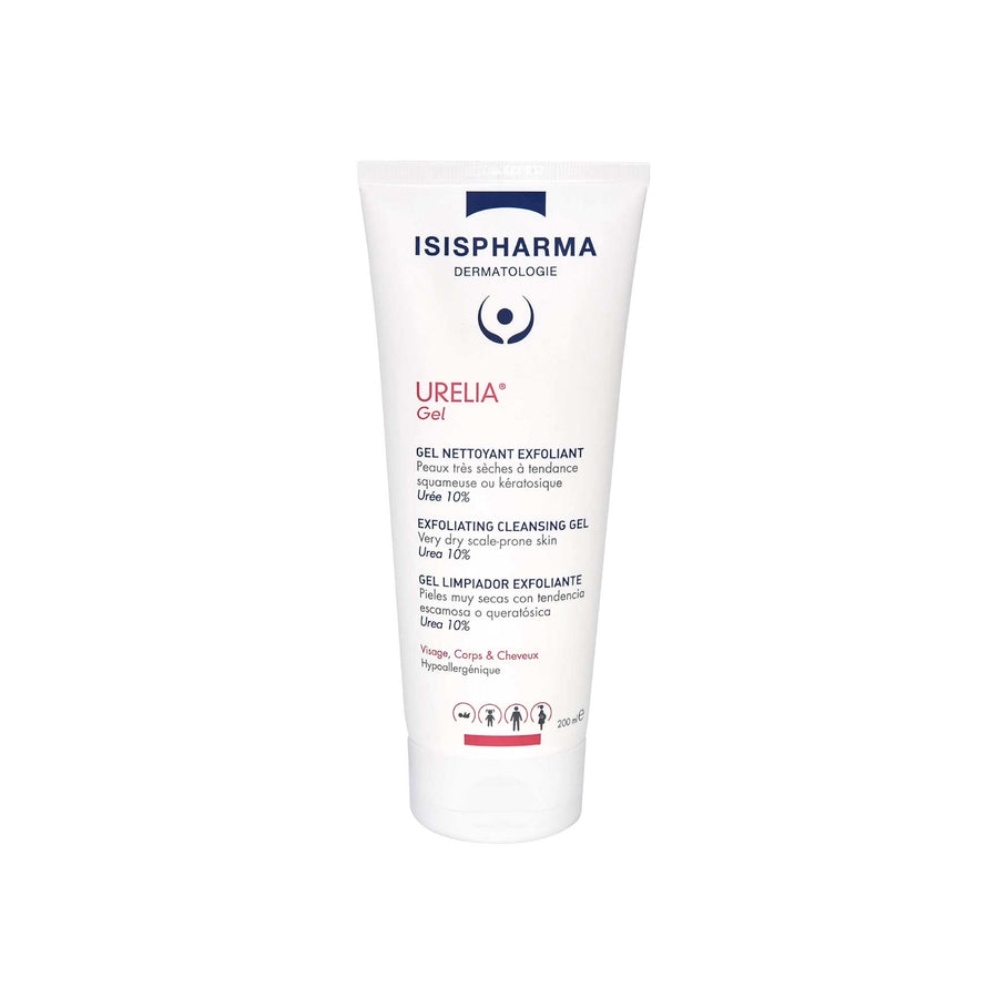 Isispharma Urelia Gel Limpiador Exfoliente Urea 10% 200mL