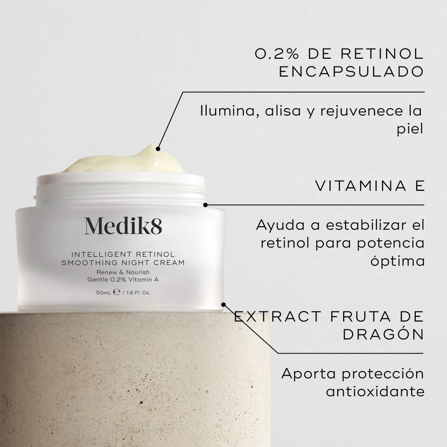 Medik8 Intelligent Retinol Smoothing Night  Cream 50ml