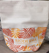 PLV BIODERMA POUCH SUMMER COLOR BLANCO CON  AMARILLO Y NARANJA