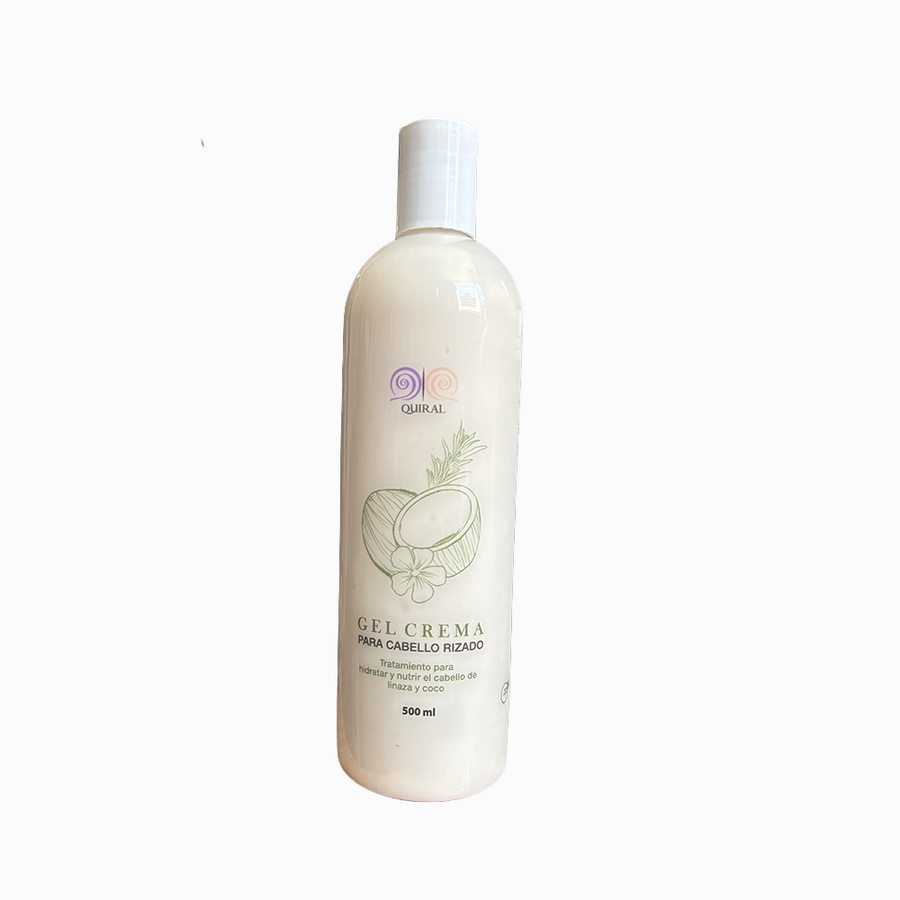 Quiral Gel Crema para cabello de linaza y coco