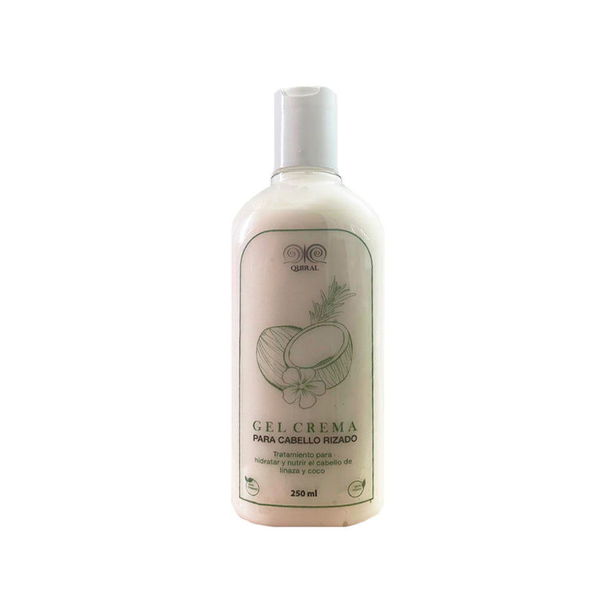Quiral Gel Crema para cabello de linaza y coco