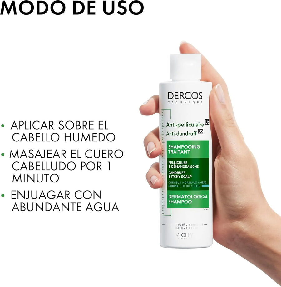 Vichy Dercos Anticaspa DS Shampoo Normal a Graso 200mL