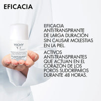 Vichy Roll on Antitranspirante Piel Sensible 48hr 50 mL