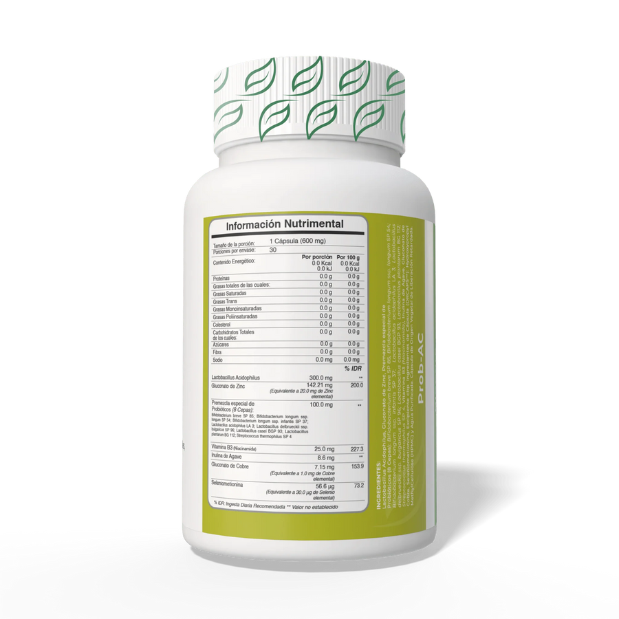 Biobo  Biocore  Prob Ac 30 Caps 600 Mg C/u