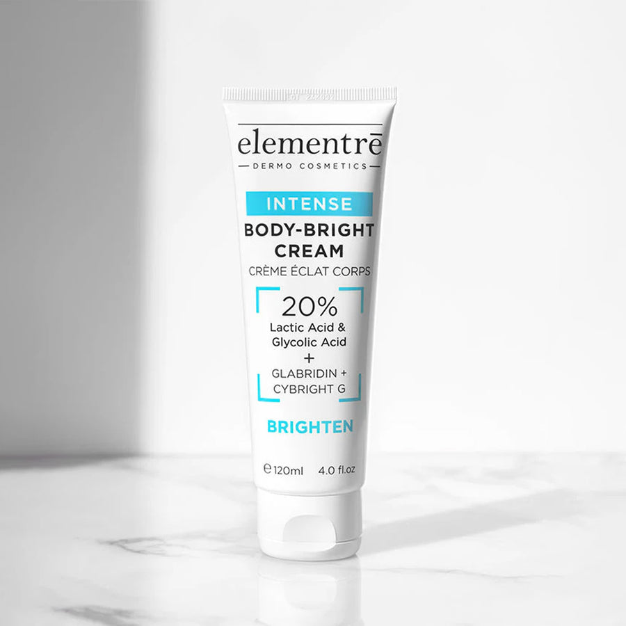 Elementre Body Bright Cream 120ml 20% Lactic Acid & Glycolic Acid
