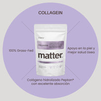 Matter Collagein Tipo Creamer Con Leche de Coco Organica Sabor Chocolate Belga 500 g