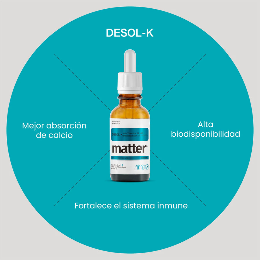 Matter Desol-K Con Vitamina D3 y K2 30ml