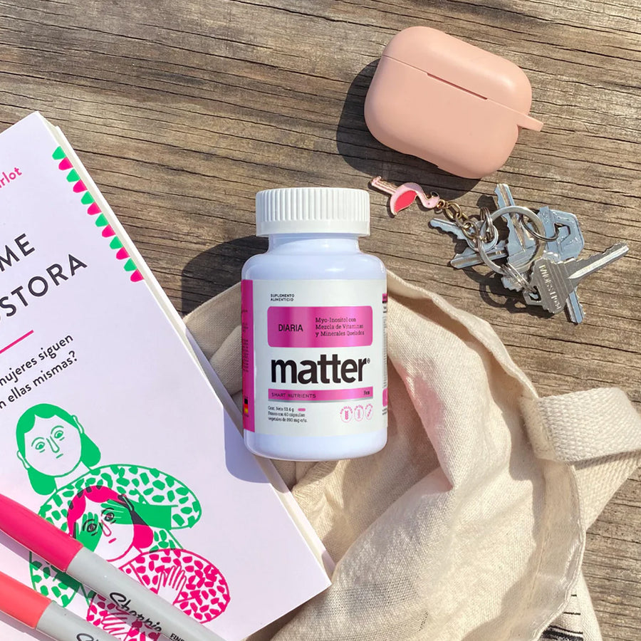 Matter Diaria Myo-Inositol con Mezcla de Vitaminas y Minerales Quelados 60Caps