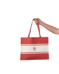PLV ELTA MD BOLSA ROJA FRANJA BLANCA