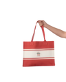 PLV ELTA MD BOLSA ROJA FRANJA BLANCA