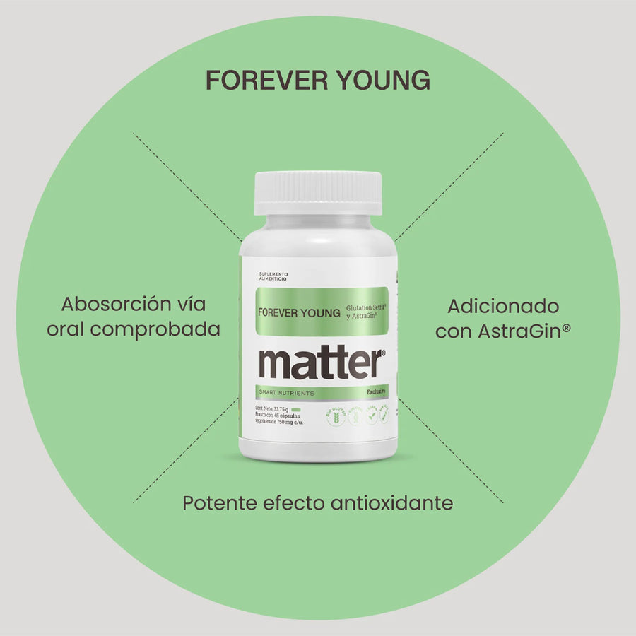 Matter Forever Young Glutation Setria y AstraGin 45Caps