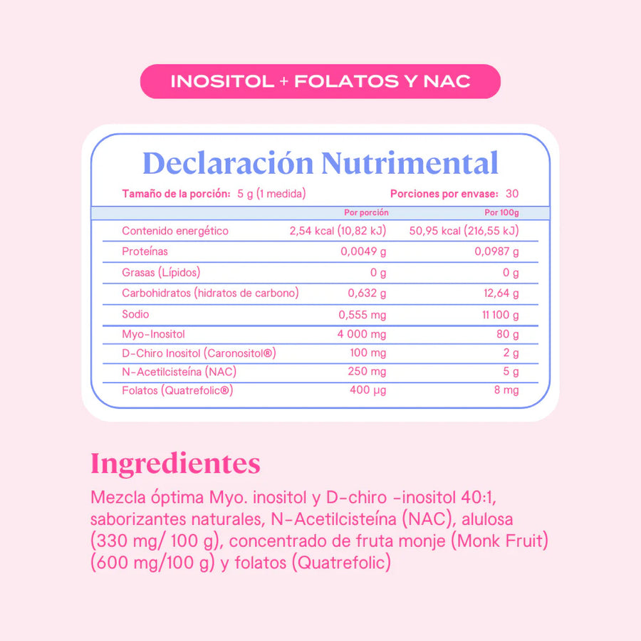 B-Fit Inositol + Folatos & NAC 150g