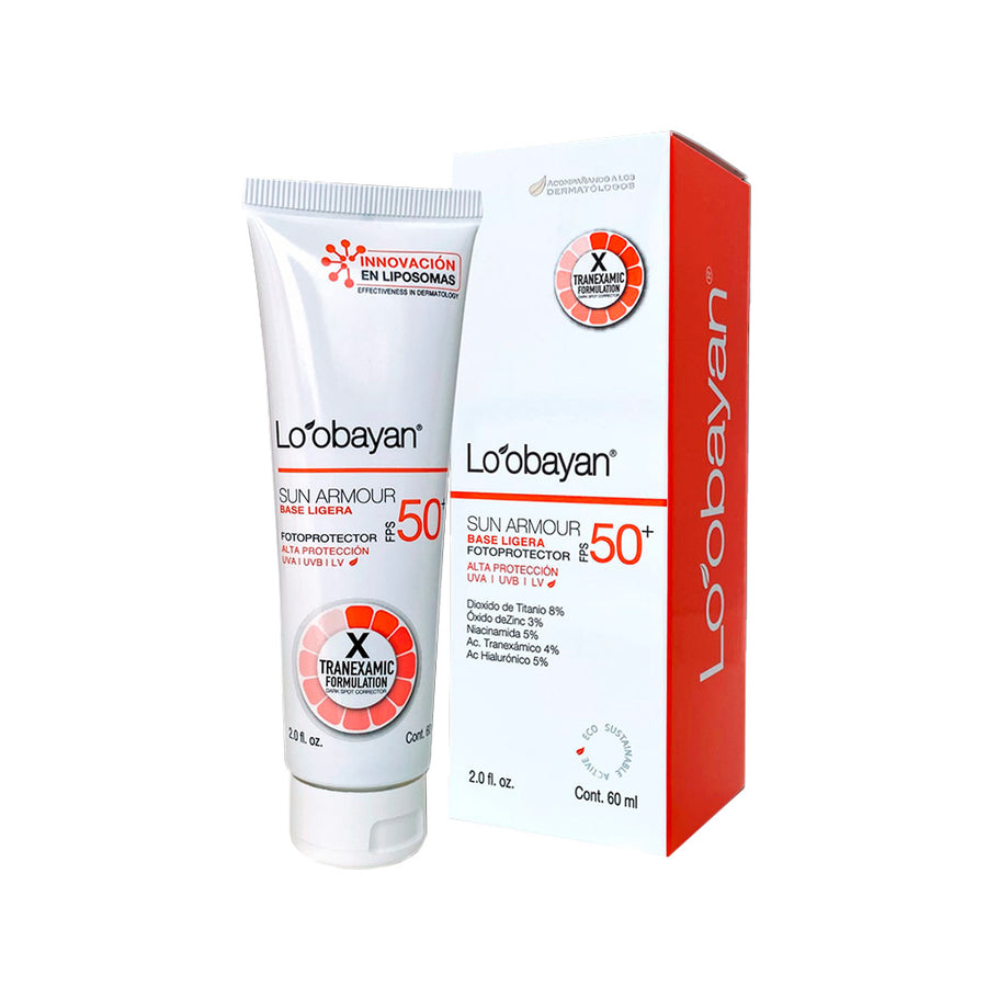 Loobayan Fotoprotector Tranexamico SPF50+ 60mL