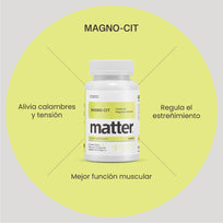 Matter Magno Cit Citrato de Magnesio Quelado 120 Caps