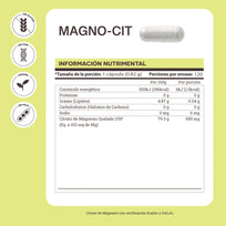 Matter Magno Cit Citrato de Magnesio Quelado 120 Caps