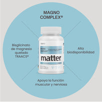 Matter Magno Complex Bisiglicinato de Magnesio Quelado 100 Caps