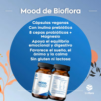 Bioflora Mood Probióticos+Prebiótico 35 Caps