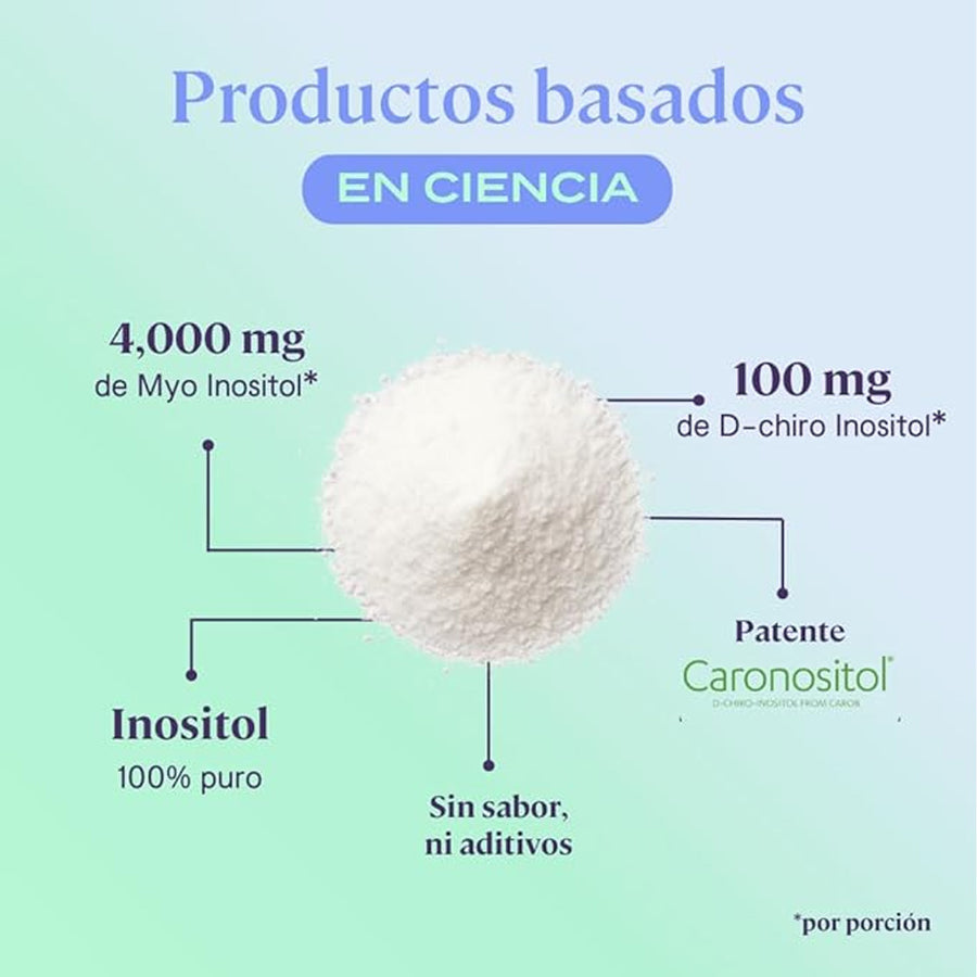B-fit Myo & D-chiro Inositol 123g Polvo Caronositol 30 Porciones