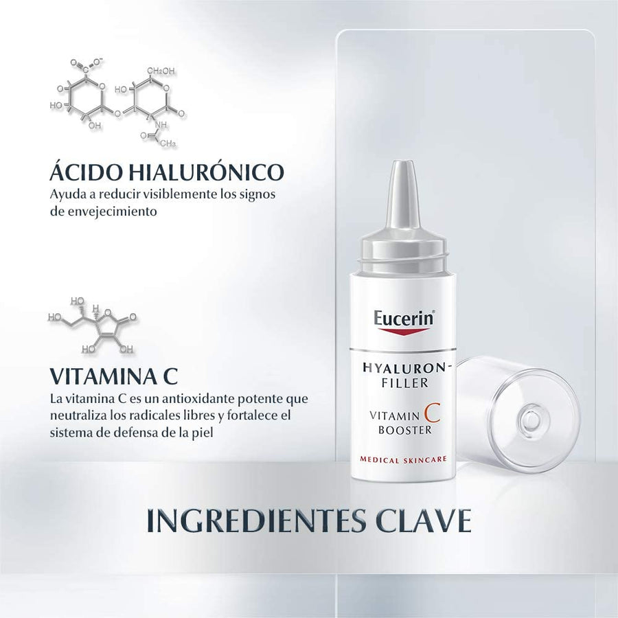 Eucerin Hyaluron Filler Vitamina C Booster Serum Facial 8mL-Haut Boutique