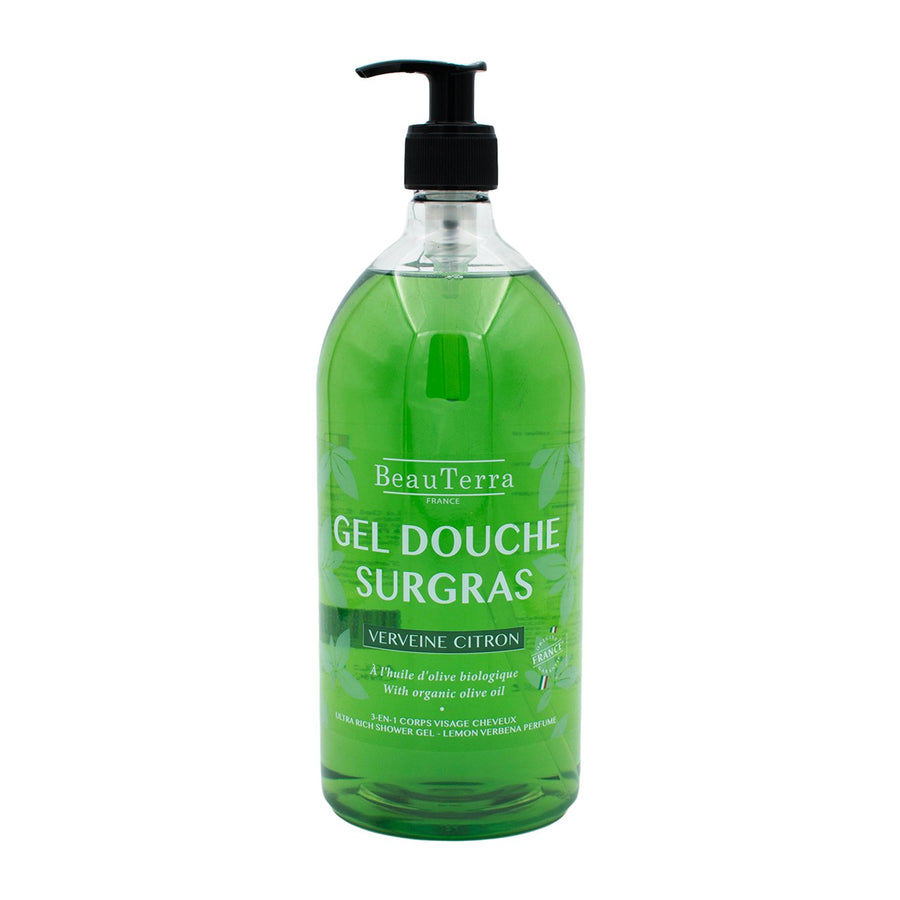 BeauTerra Gel Douche Surgras Verveine Citron-Haut Boutique
