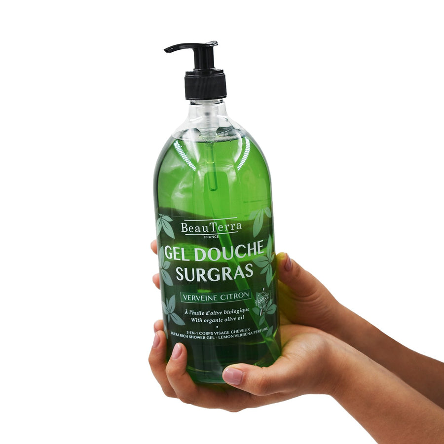 BeauTerra Gel Douche Surgras Verveine Citron-Haut Boutique