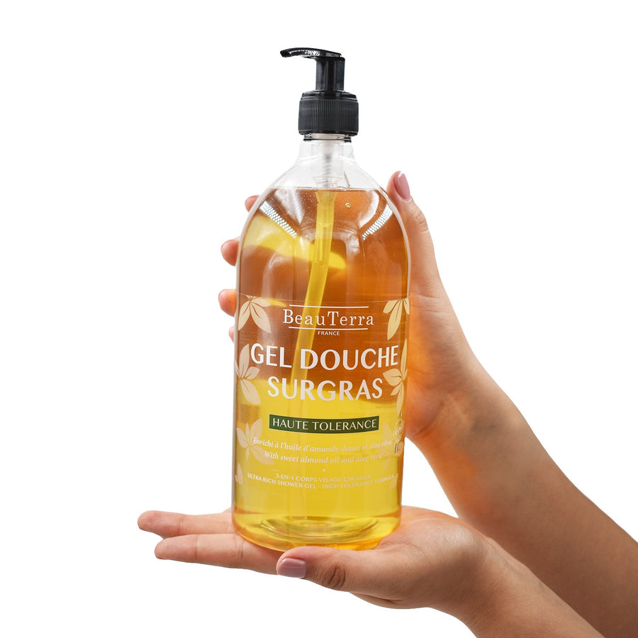 BeauTerra Gel Douche Surgras Haute Tolerance 1L-Haut Boutique