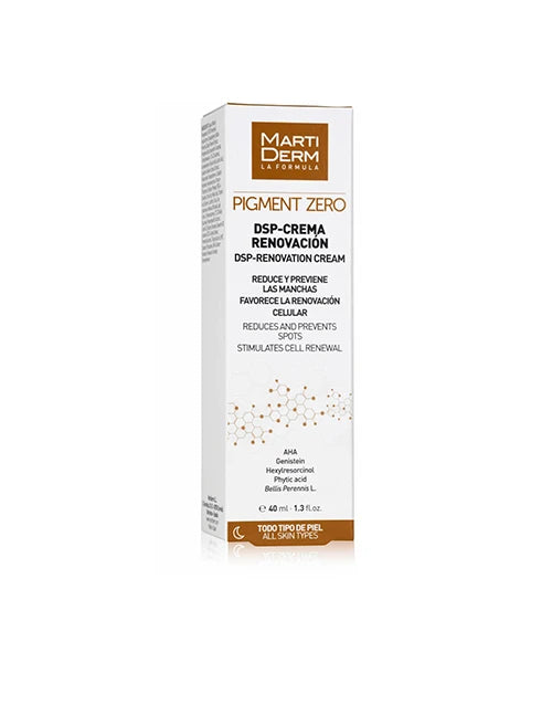 MartiDerm Pigment Zero DSP Crema Renovacion 40mL-Haut Boutique