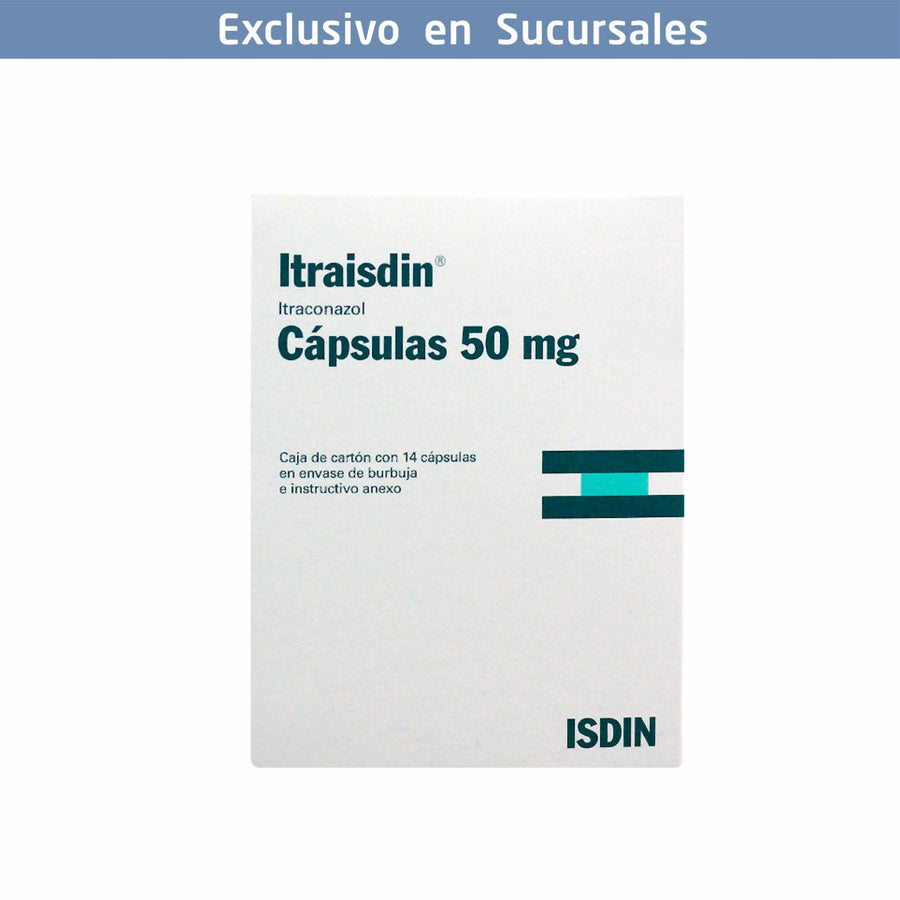 ISDIN Itraisdin 14 capsulas itraconazol 50mg-Haut Boutique