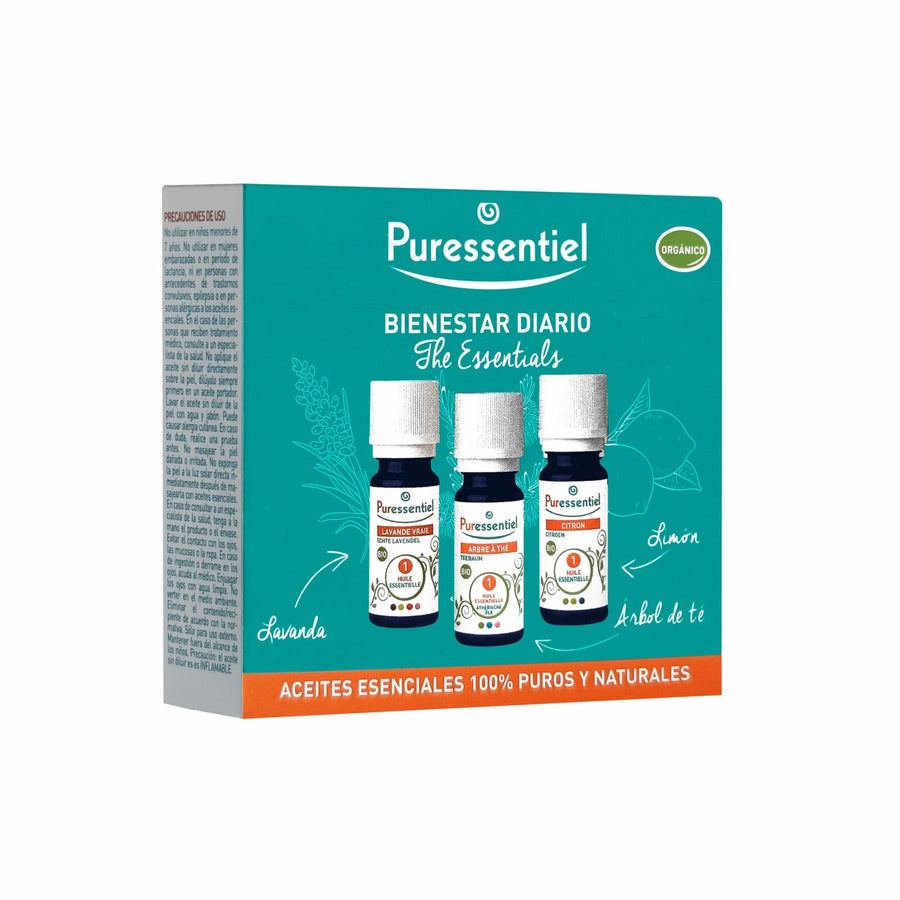 Puressentiel Essential Kit Diario Aceite de lavanda, Arbol de te y limon 10mL-Haut Boutique