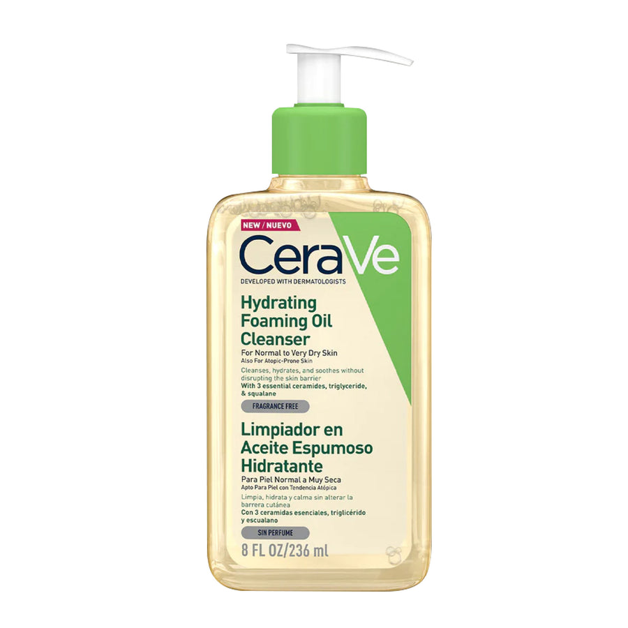 CeraVe Hydrating Foaming Oil Cleanser 236mL-Haut Boutique