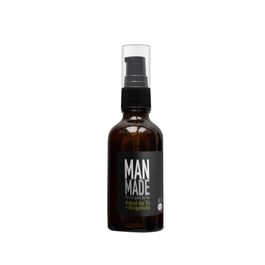 Man Made Beard Oil Arbol de Te + Eucalipto 30mL-Haut Boutique