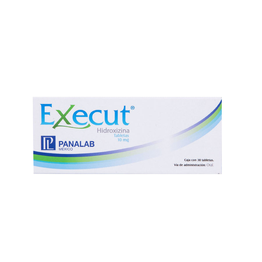 Execut Hidroxizina 30 Tabletas de 10 mg-Haut Boutique