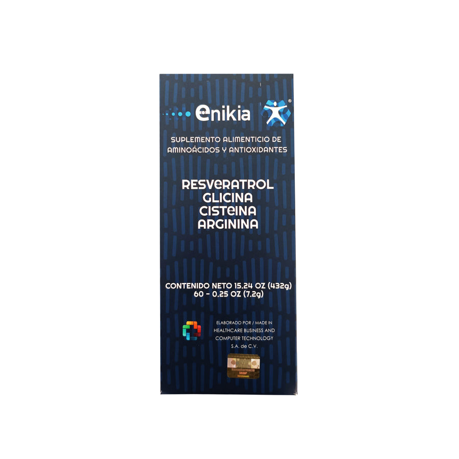 Enikia Resveratrol Glicina Cistenia y Arginina 60 pzas-Haut Boutique