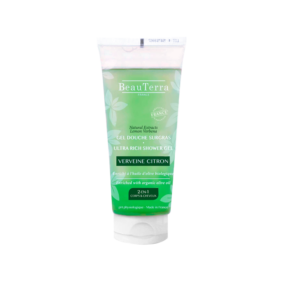 BeauTerra Gel Douche Surgras Verveine Citron-Haut Boutique