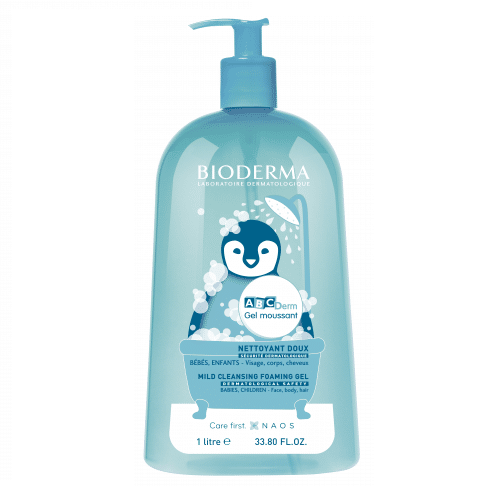 Bioderma ABCDerm Mild Cleansing Foaming Gel 1L-Haut Boutique