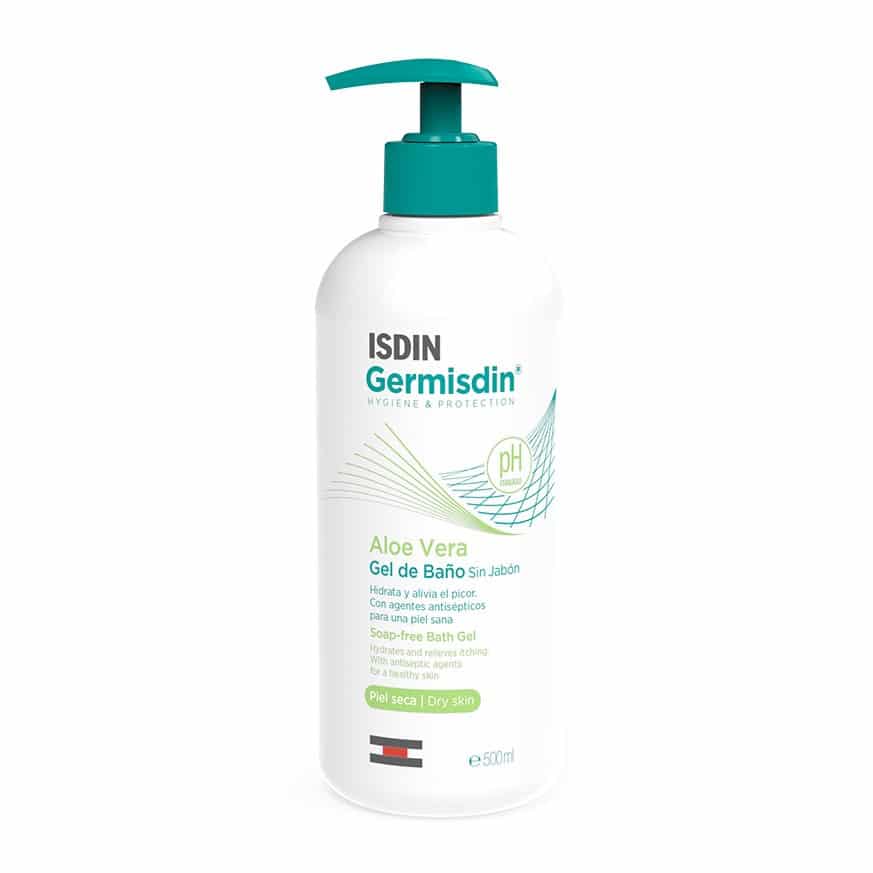 ISDIN Germisdin Gel de Bano Aloe Vera Piel Seca 500mL-Haut Boutique