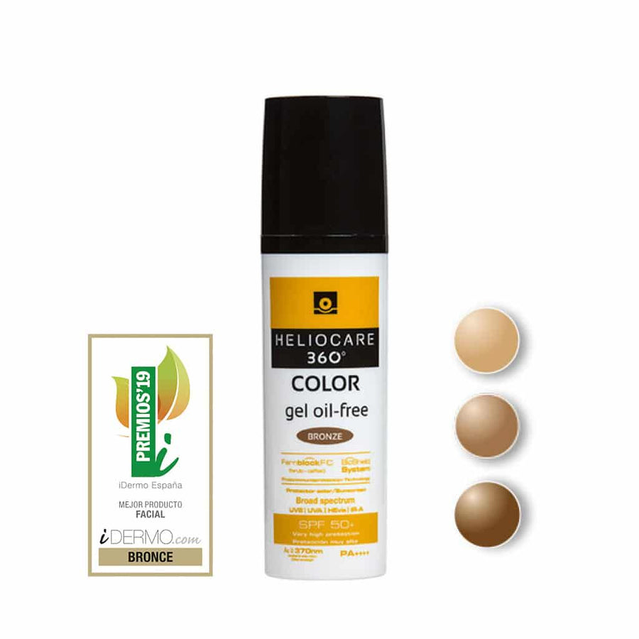 Heliocare 360 Gel Oil-Free Color SPF50+ 50mL-Haut Boutique