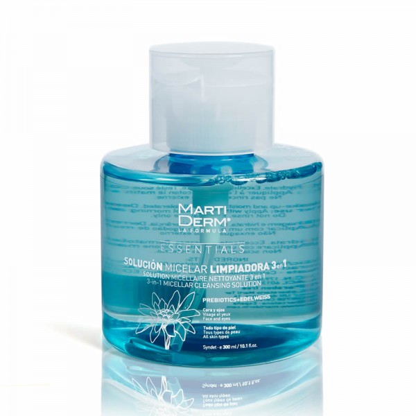 Martiderm Essentials 3-in-1 Micellar Cleansing Solution 300mL-Haut Boutique