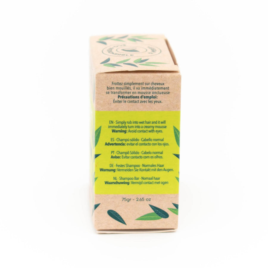 BeauTerra Shampooing Solide Cheveux Normaux  75g-Haut Boutique