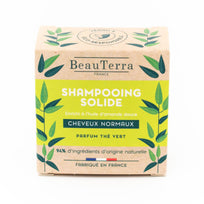 BeauTerra Shampooing Solide Cheveux Normaux  75g-Haut Boutique